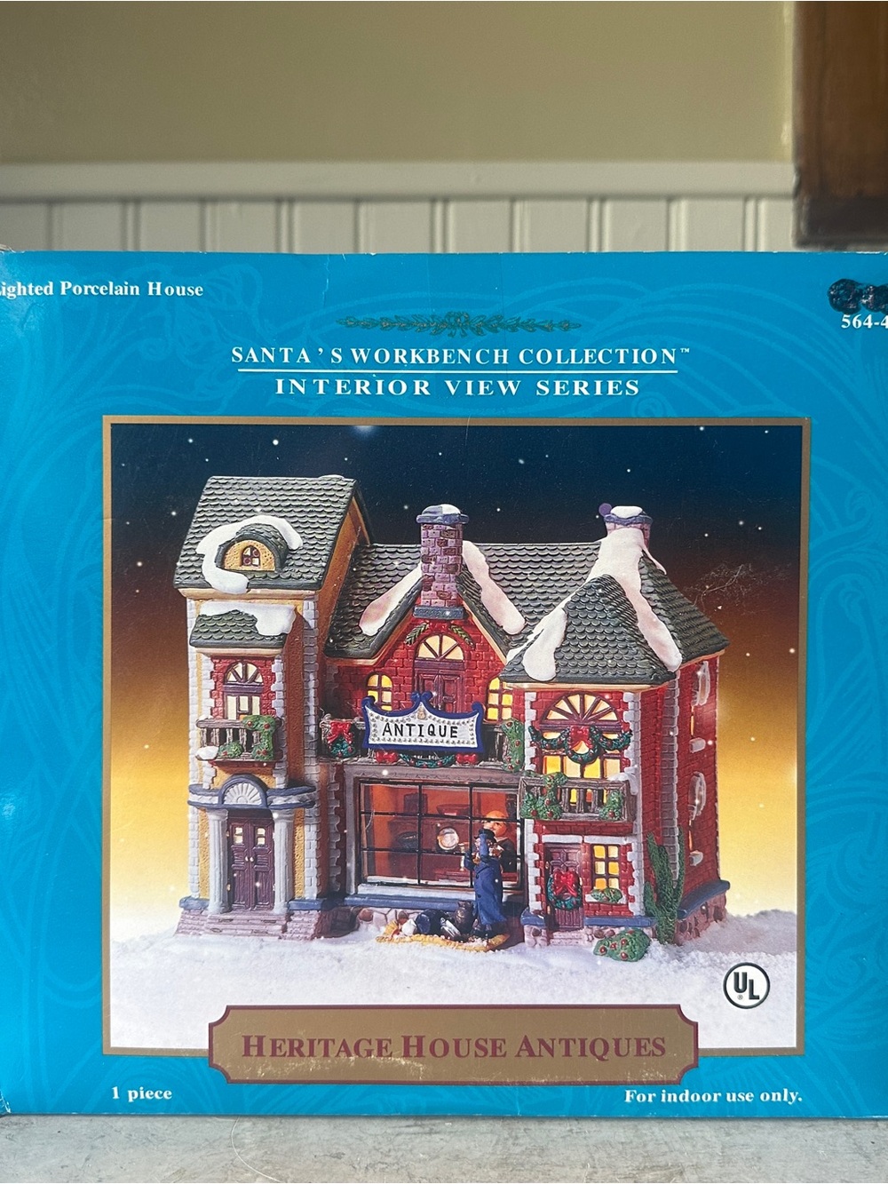 Santa's Workbench Heritage House Antiques Interior View 2001 Christmas Village
